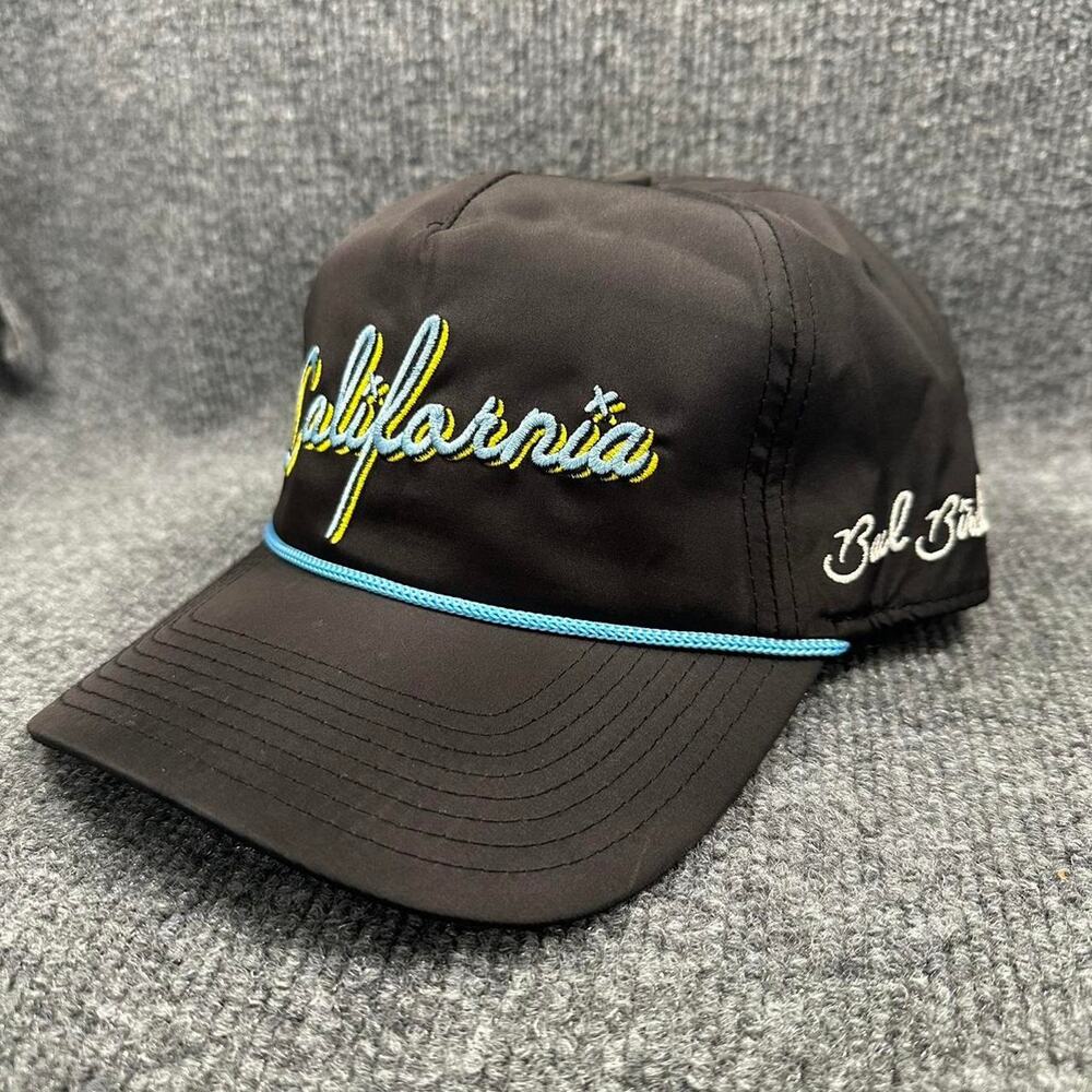 Bad Birdie Men California Rope Hat Outdoor Performance Golf SnapBack Unisex OSFM